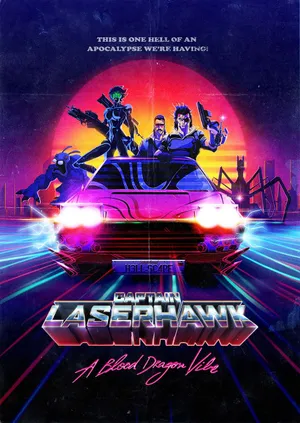 đội trưởng laserhawk: blood dragon remix